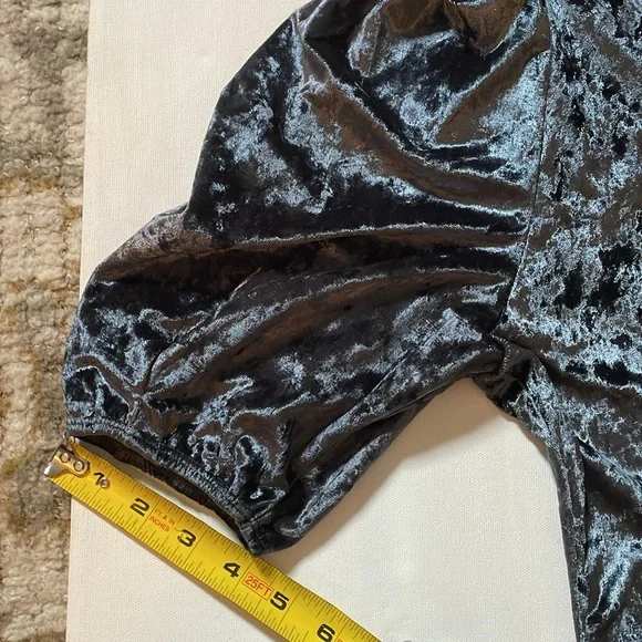 Free People Intimately Don’t You Wish Velvet Bodysuit in Black / Medium NWT - Picture 13 of 16